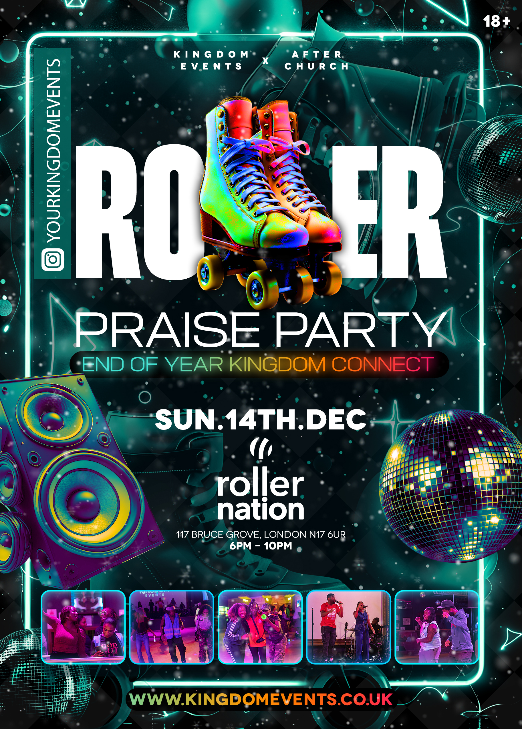 ROLLER PRAISE PARTY – End of Year Kingdom Connect – 18+