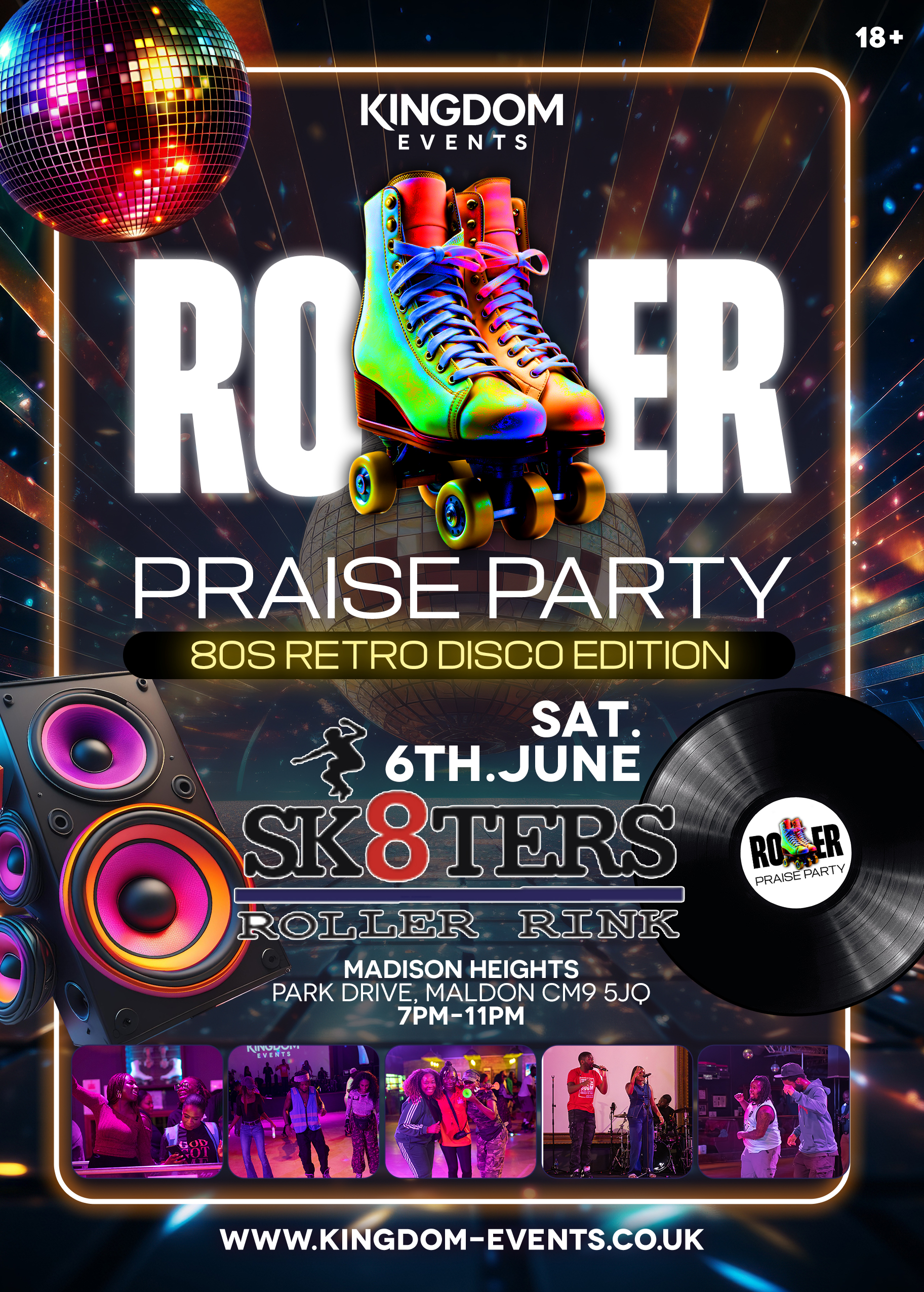 ROLLER PRAISE PARTY – 80s Retro Disco Edition